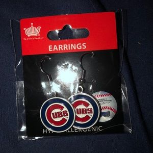 Chicago Cubs Licensed Earrings